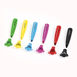 Flamastry z figurką Jumbo 6 kol. Misie Kidea