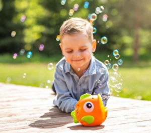 Dumel Discovery Maszynka do baniek Rybka + płyn