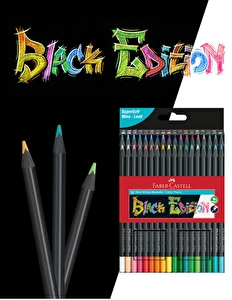 Kredki trójkątne Black Edition 24 kolorów Faber-Castell