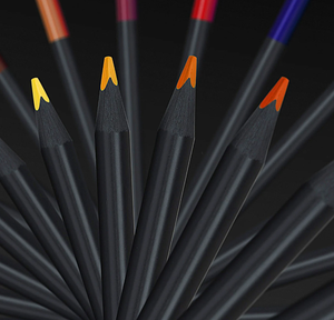 Kredki trójkątne Black Edition 24 kolorów Faber-Castell