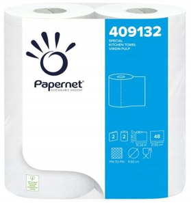 Ręcznik papierowy 2szt celuloza biały
