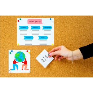 Pinezki tablicowe MEMOBE beczułki 7mm a'30 blister