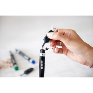 Marker permanentny ścięty MEMOBE czarny