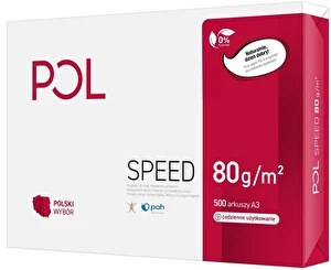 Papier ksero A3 Polspeed 80g biały 500 ark.