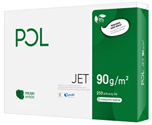 Papier ksero A4 PolJet 90g biały 250 ark.