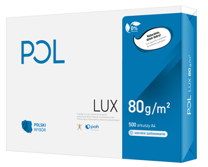 Papier ksero A4 Pollux 80g 2500 ark.