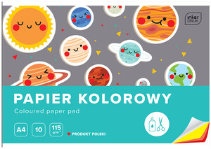 Papier kolorowy wycinanka A4 kolor Interdruk