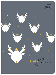 Zeszyt A5 32k 3 linia INTERDRUK Trends Girls