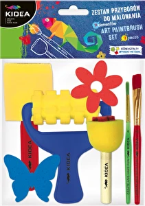 Pędzelki gąbki 7 przyborów do malowania B Kidea