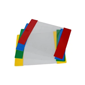 Okładka na zeszyt A5 BIURFOL kolorowe zakładki 1 sztuka