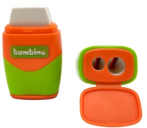 Gumka + temperówka podwójna Bambino 2w1