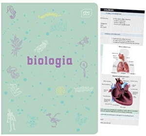 Zeszyt tematyczny A5 60k Hybrid w kratkę Biologia
