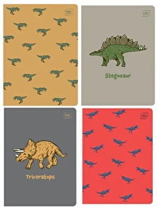 Zeszyt A5 32k kratka DINO x4szt