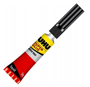 Klej UHU Super Glue - Ultra Fast 3g