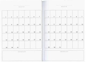 Planer notatnik A5 80k Satin Gold kropki INT