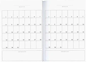 Planer notatnik A5 80k Satin Gold kropki INT