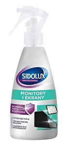 Płyn do płaskich ekranów i monitorów professional 200 ml SIDOLUX