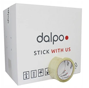 Taśma pakowa 48x60 akryl cicha transparentna 36szt EUROTAPE