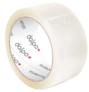 Taśma pakowa 48x60 akryl cicha transparentna 36szt EUROTAPE