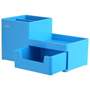 Przybornik organizer na biurko Deli Z251-30 Rio niebieski