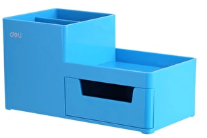 Przybornik organizer na biurko Deli Z251-30 Rio niebieski