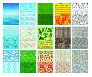 Blok z motywami NATURA A4/ 15 ART. HAPPY COLOR