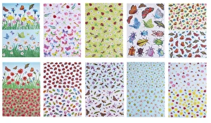 Blok z motywem A4 80g Happy Color Garden