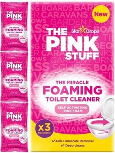Proszek do WC The Pink Stuff aktywna piana 3 saszetki