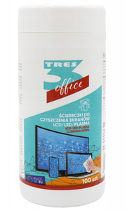 Ściereczki do czyszczenia ekranów LCD/LED TRES 100 szt