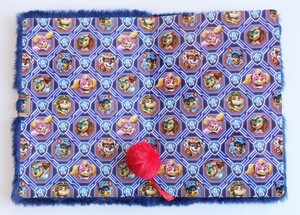 Pamiętnik pluszowy włochacz z pomponem A5 96k Psi Patrol granatowy