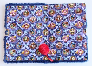 Pamiętnik pluszowy włochacz z pomponem A5 96k Psi Patrol granatowy