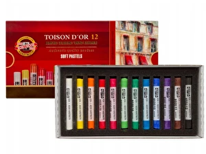 Pastele Kredki TOISON D`OR SUCHE 12 szt KOH-I-NOOR