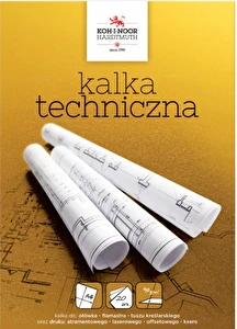 Kalka techniczna Blok A4 90g 20 ark. Koh I Noor 18082