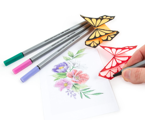 Cienkopisy flamastry 12 kolorów Kidea