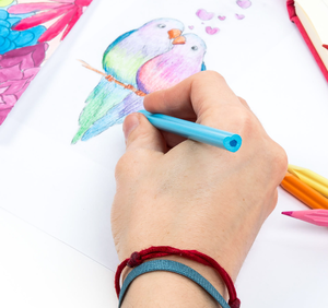 Kredki ołówkowe Serca 12 kol Kidea