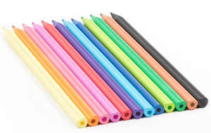 Kredki ołówkowe Serca 12 kol Kidea