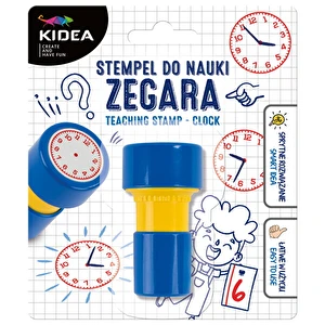 Stempel do nauki godzin na zegarze Kidea