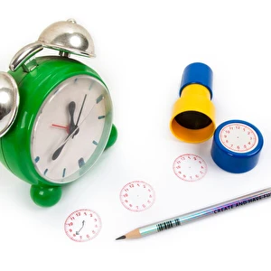 Stempel do nauki godzin na zegarze Kidea