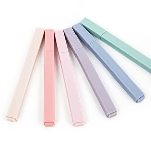 Zakreślacze kremowe geometryczne 6 szt. Kidea