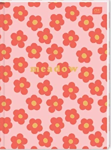 Brulion A4 96k kratka INTERDRUK twarda oprawa MIX