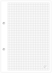 Wkład do segregatora A5 5x100k krata