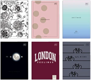 Zeszyt A4 96k kratka INTERDRUK MIX