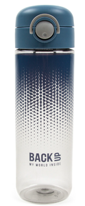 Bidon na wodę BackUp niebieska 600 ml