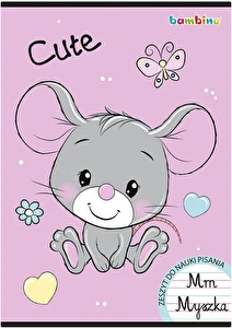 Zeszyt A4 32k linia 2 kol Bambino GIRLS MIX
