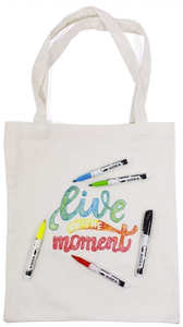 Markery do obuwia i tkanin 10 kolorów Kidea + Torba dla Mamy dla Dziecka