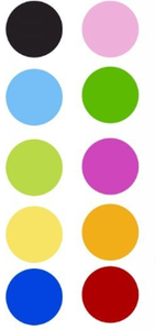 Markery do obuwia i tkanin 10 kolorów Kidea + Torba dla Mamy dla Dziecka