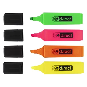 Zakreślacze D.Rect 1128 4  kolory