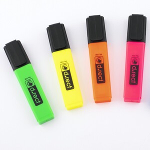 Zakreślacze D.Rect 1128 4  kolory