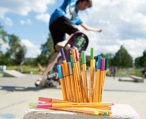 Cienkopis STABILO point 88/45 brąz