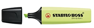 Zakreślacz STABILO BOSS pastel 70/133 limonka